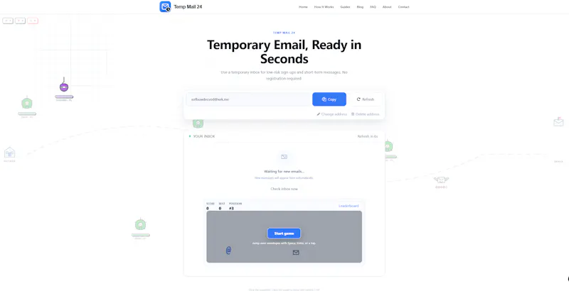 Temp Mail 24 screenshot 2
