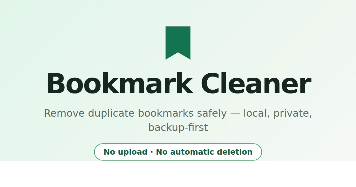 Bookmark Cleaner gallery image