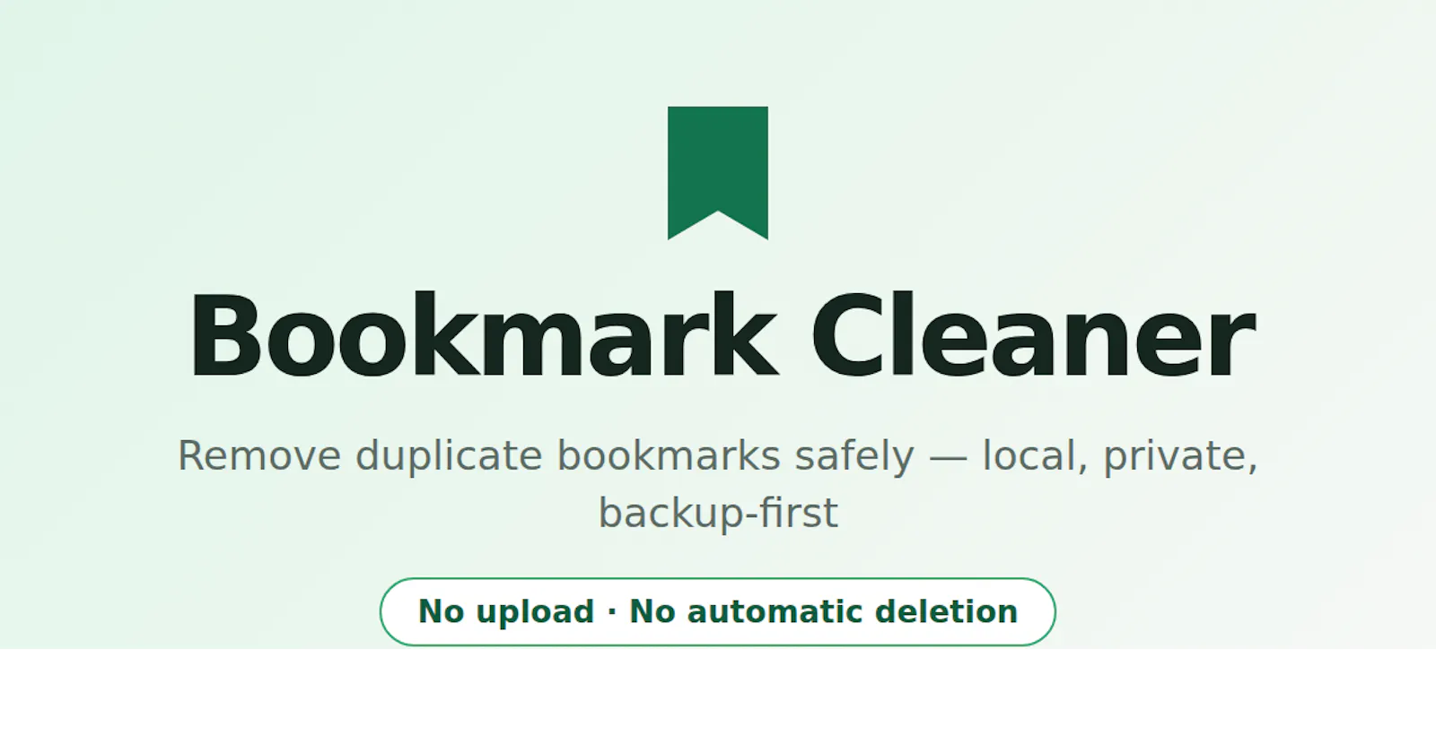 Bookmark Cleaner screenshot 2