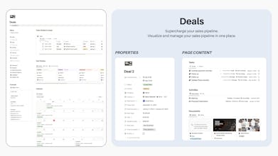CRM Elite / Starter - Notion Template gallery image