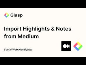 Glasp: Sync Highlights from Medium gallery image