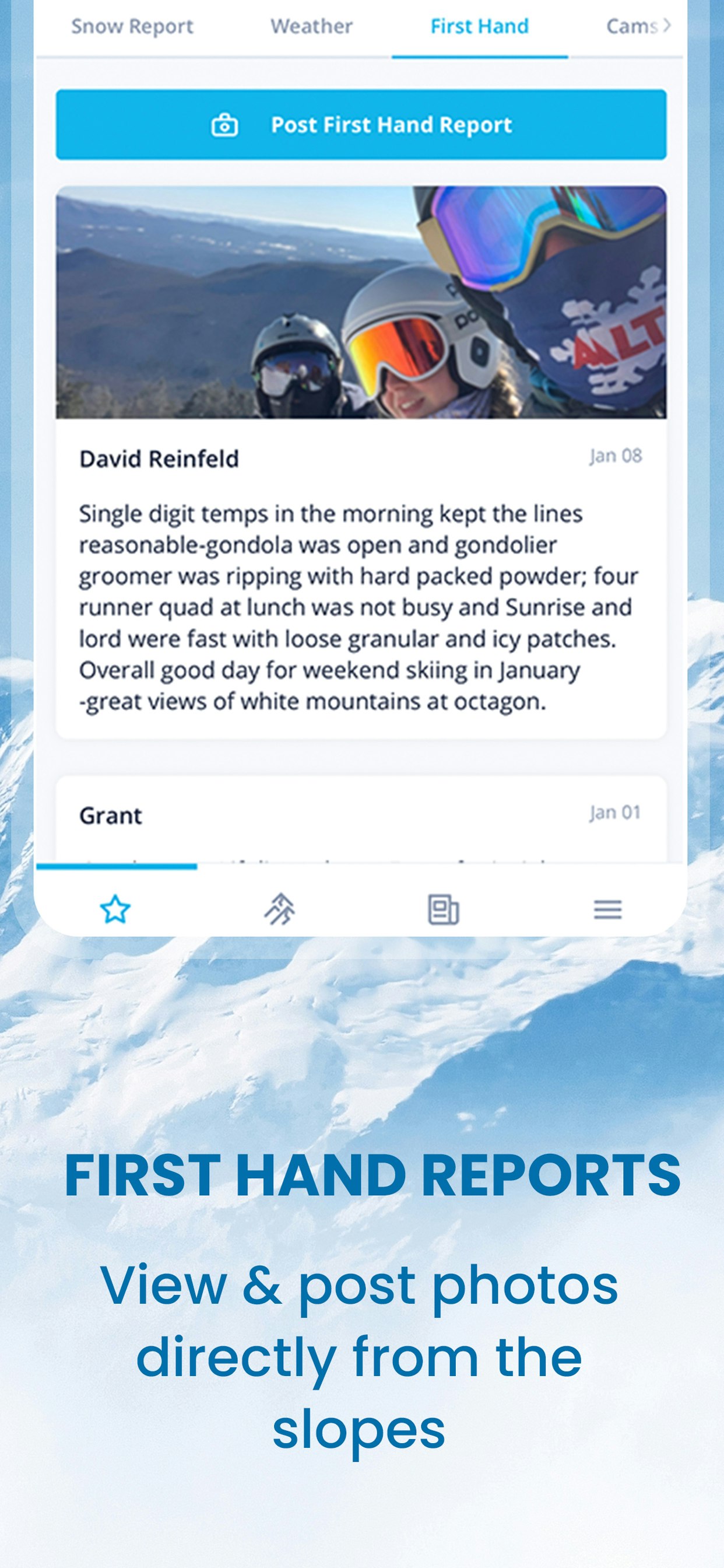 OntheSnow Ski & Snow Report App. - 'S Werelds meest gedownloade skiën- en snowboard -app media 6