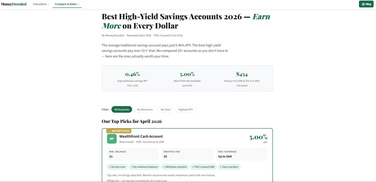 Free Financial Tools — MoneyDecoded gallery image