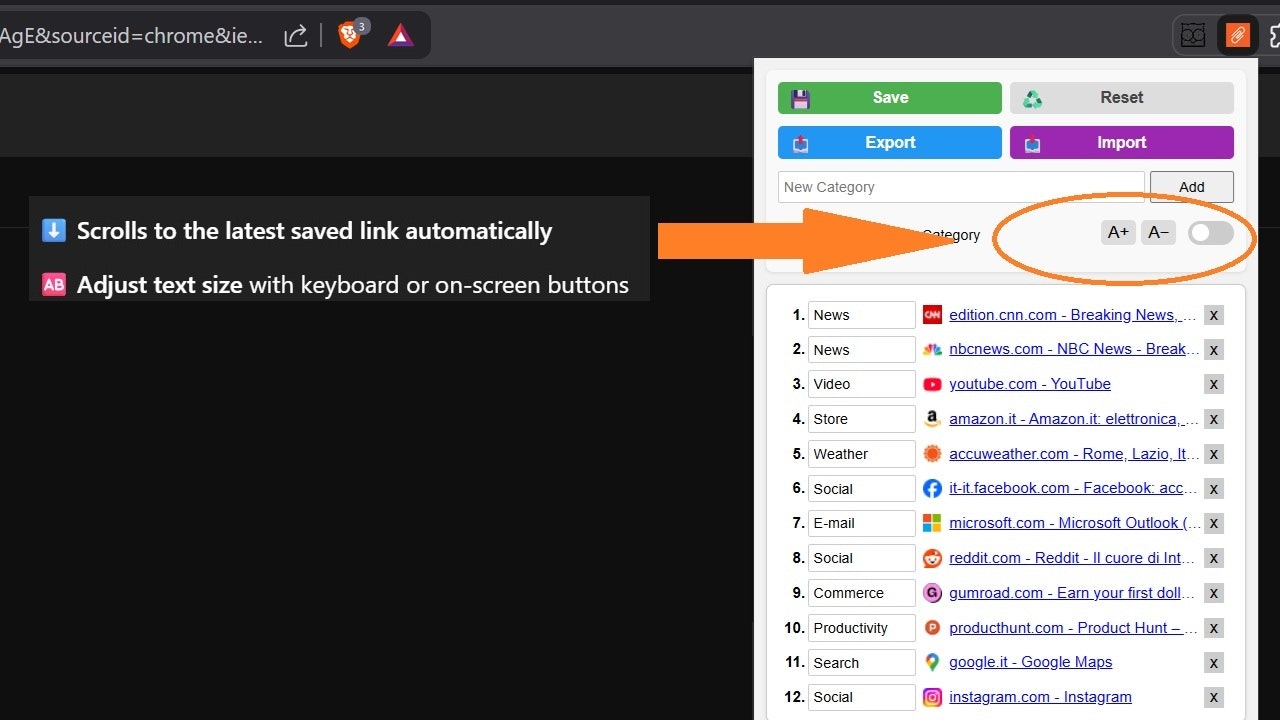 Linkzen v1.05 - 집중된 브라우징을위한 완전한 기능 링크 주최자 미디어 3