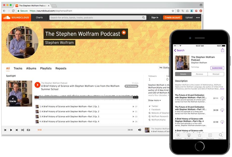 The Stephen Wolfram Podcast gallery image