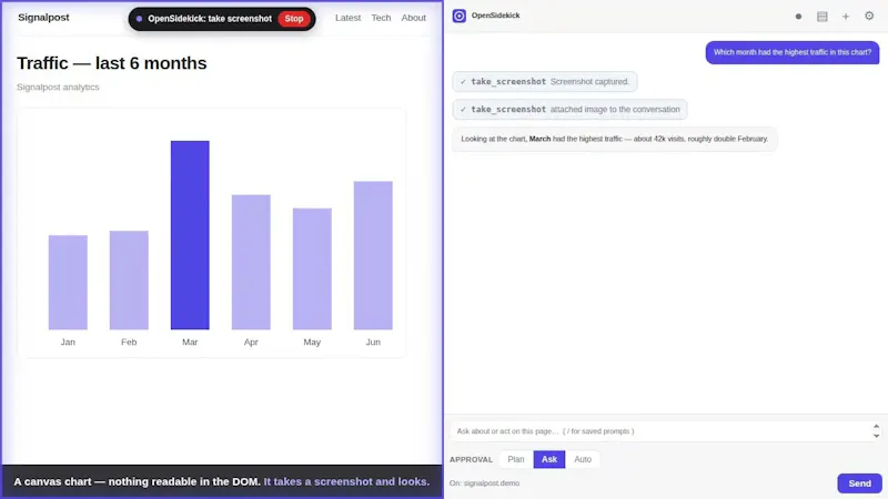 OpenSidekick screenshot 1 (video preview)