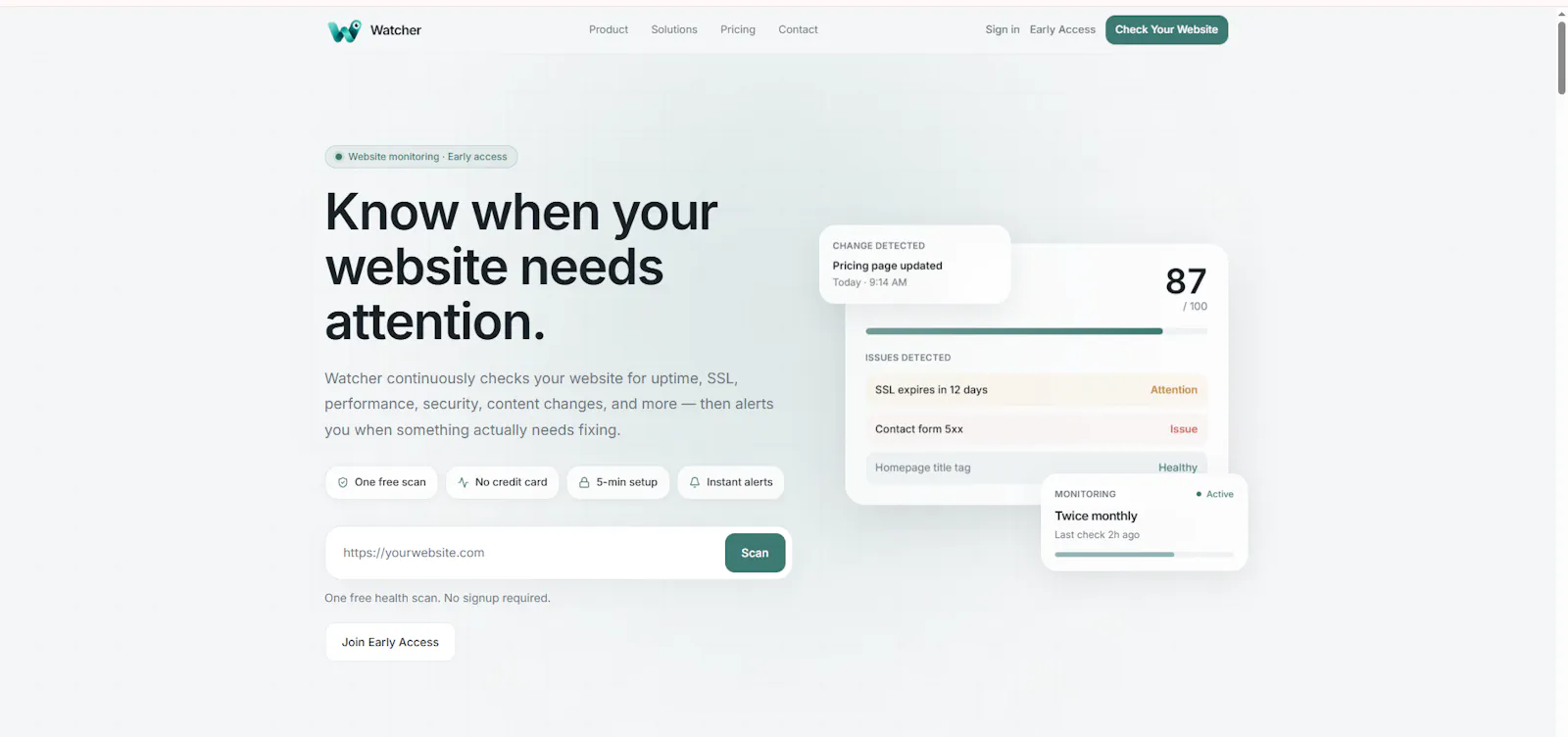 Watcher screenshot 1