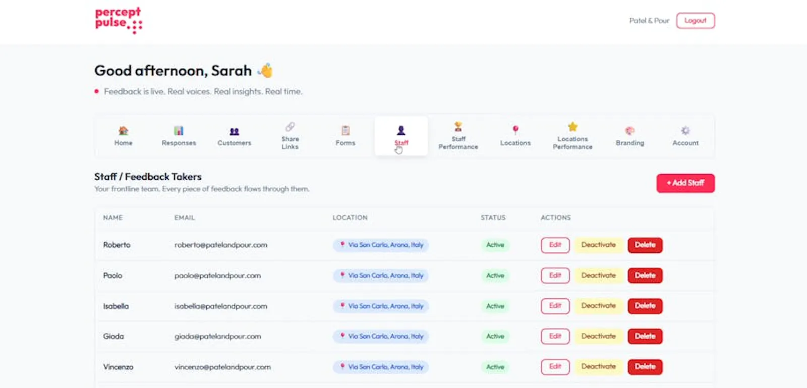 Percept Pulse 2.0 - Alway Live. screenshot 5