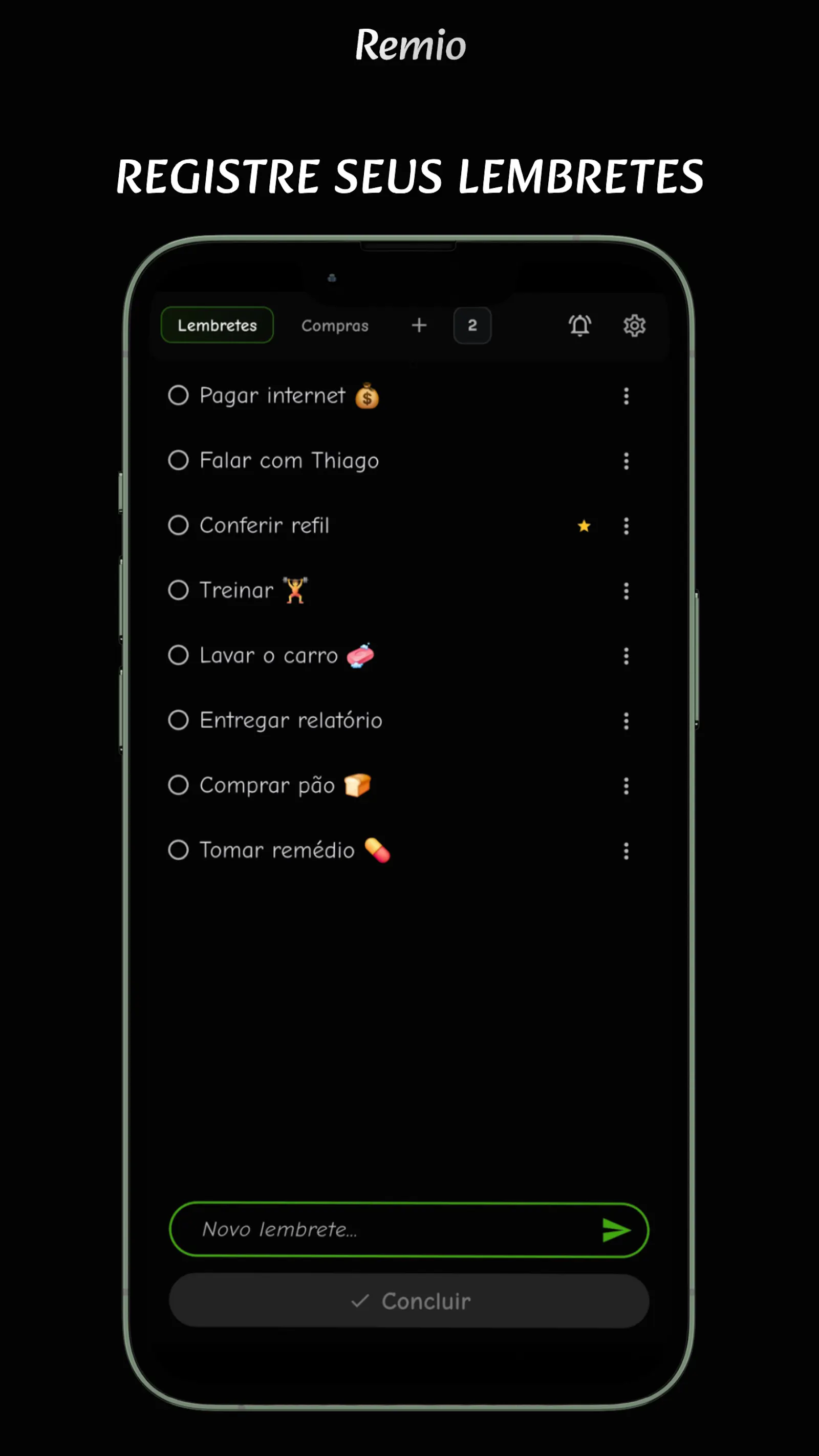 Remio - Tarefas, Lembretes e Notas screenshot 3