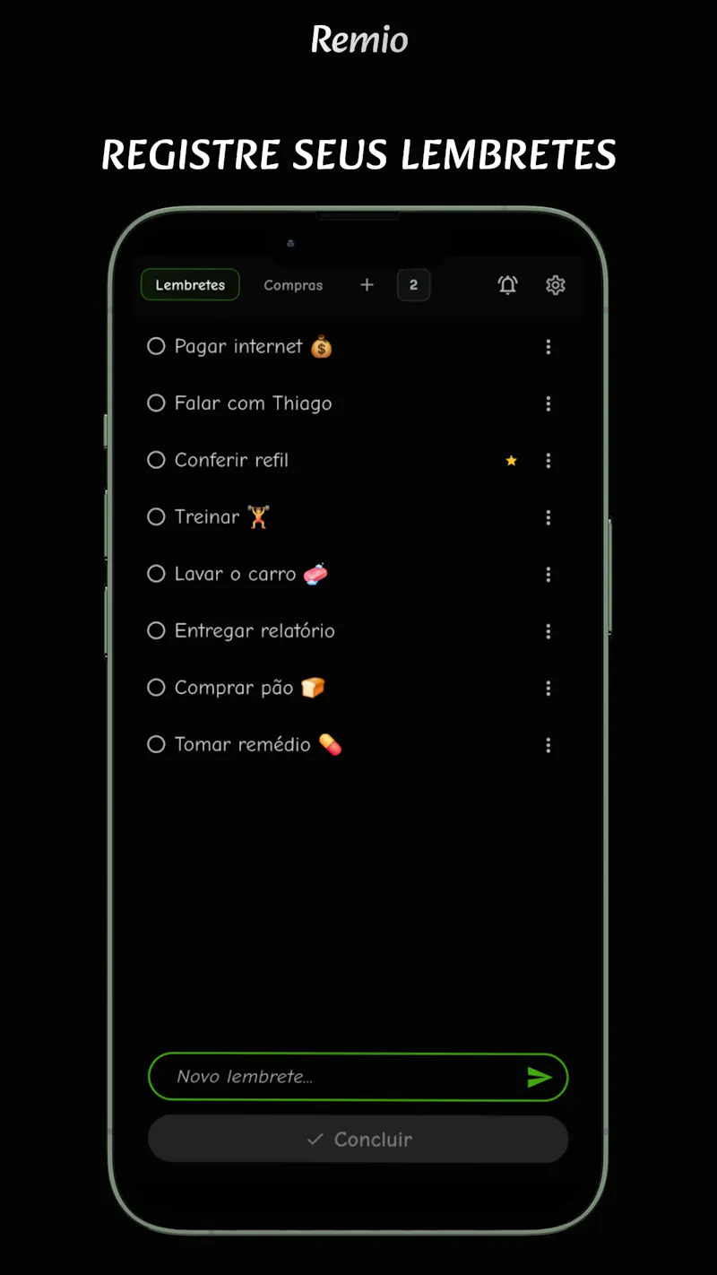 Remio - Tarefas, Lembretes e Notas screenshot 3
