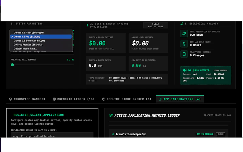 PROXY_OPT — Token Optimizer  screenshot 1