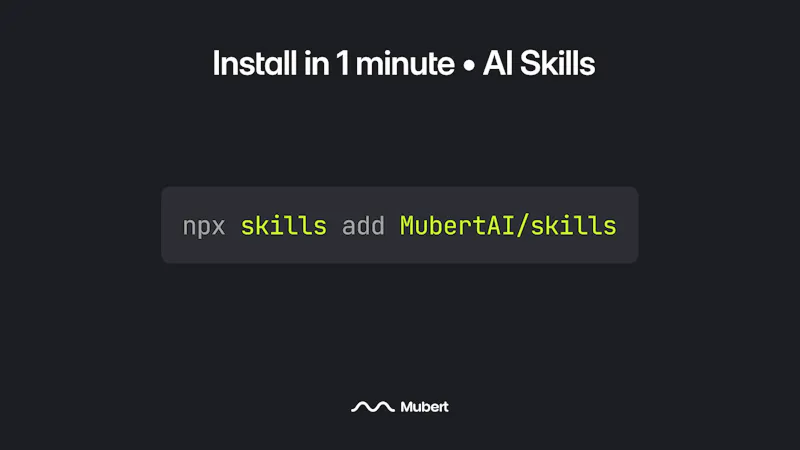 Mubert API screenshot 3