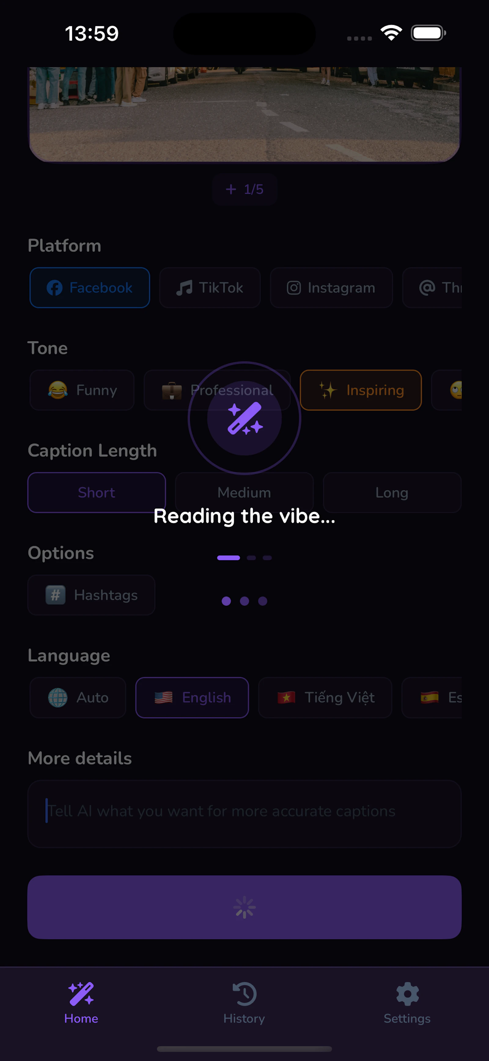 CapnAI - Caption Generator screenshot 2