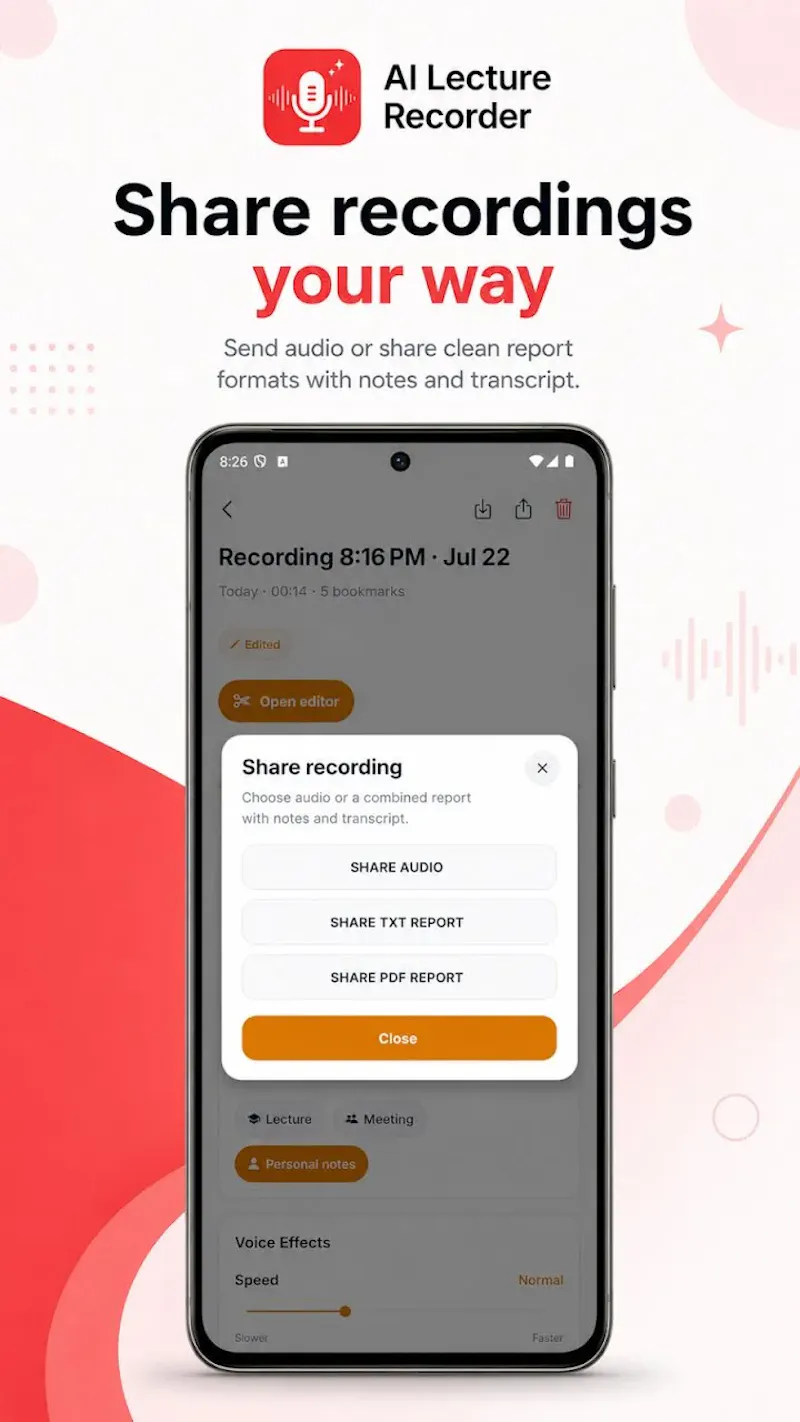 AI Lecture Recorder screenshot 5