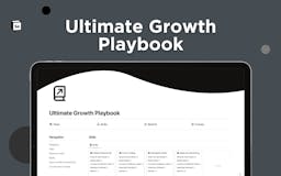 Notion Ultimate Growth Playbook media 1