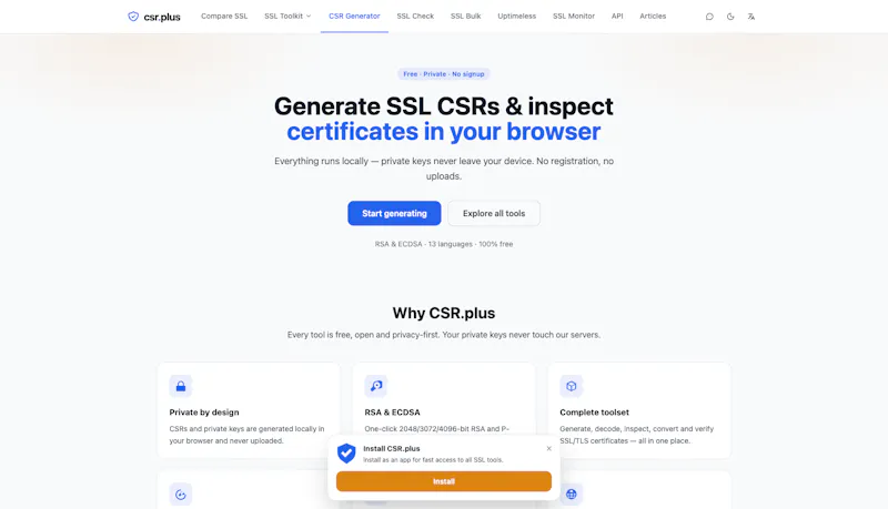 CSR.plus screenshot 2