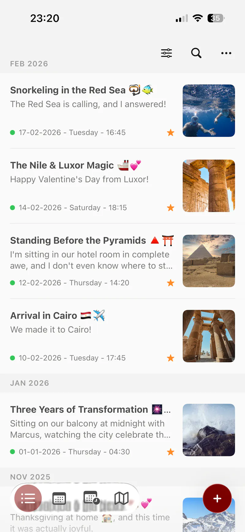 The Log screenshot 2