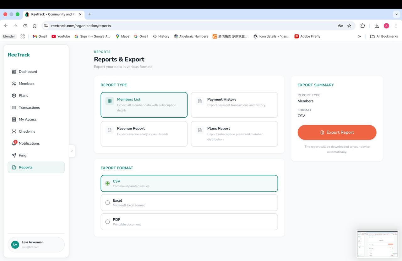 ReeTrack gallery image