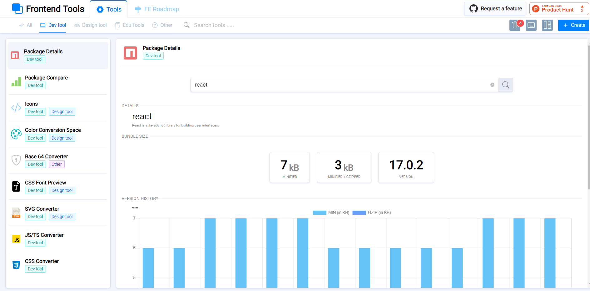 Frontend Tools gallery image