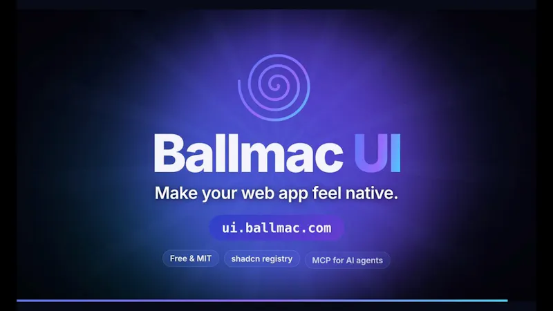 Ballmac UI screenshot 1 (video preview)