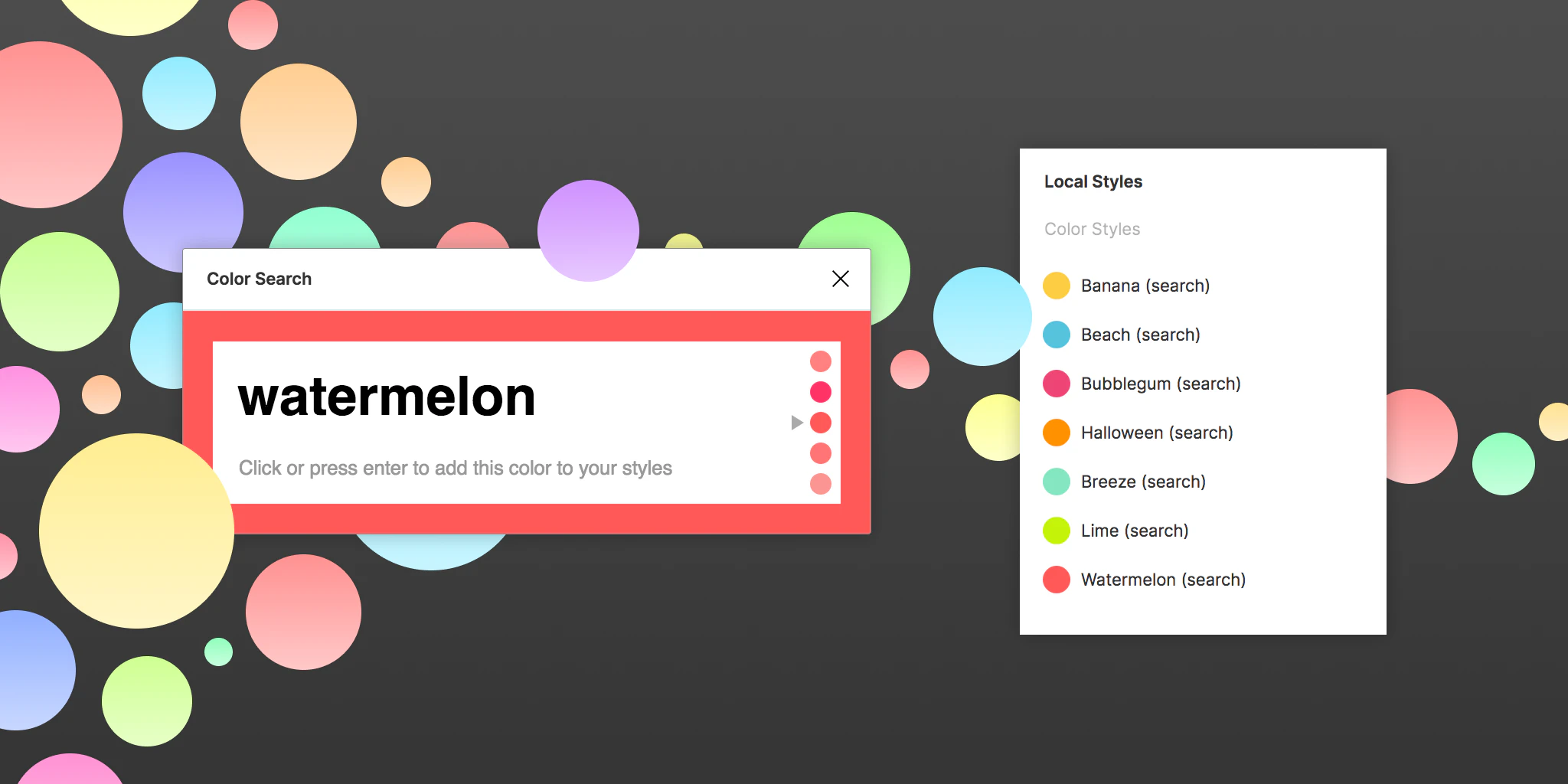 Figma Color Search Image