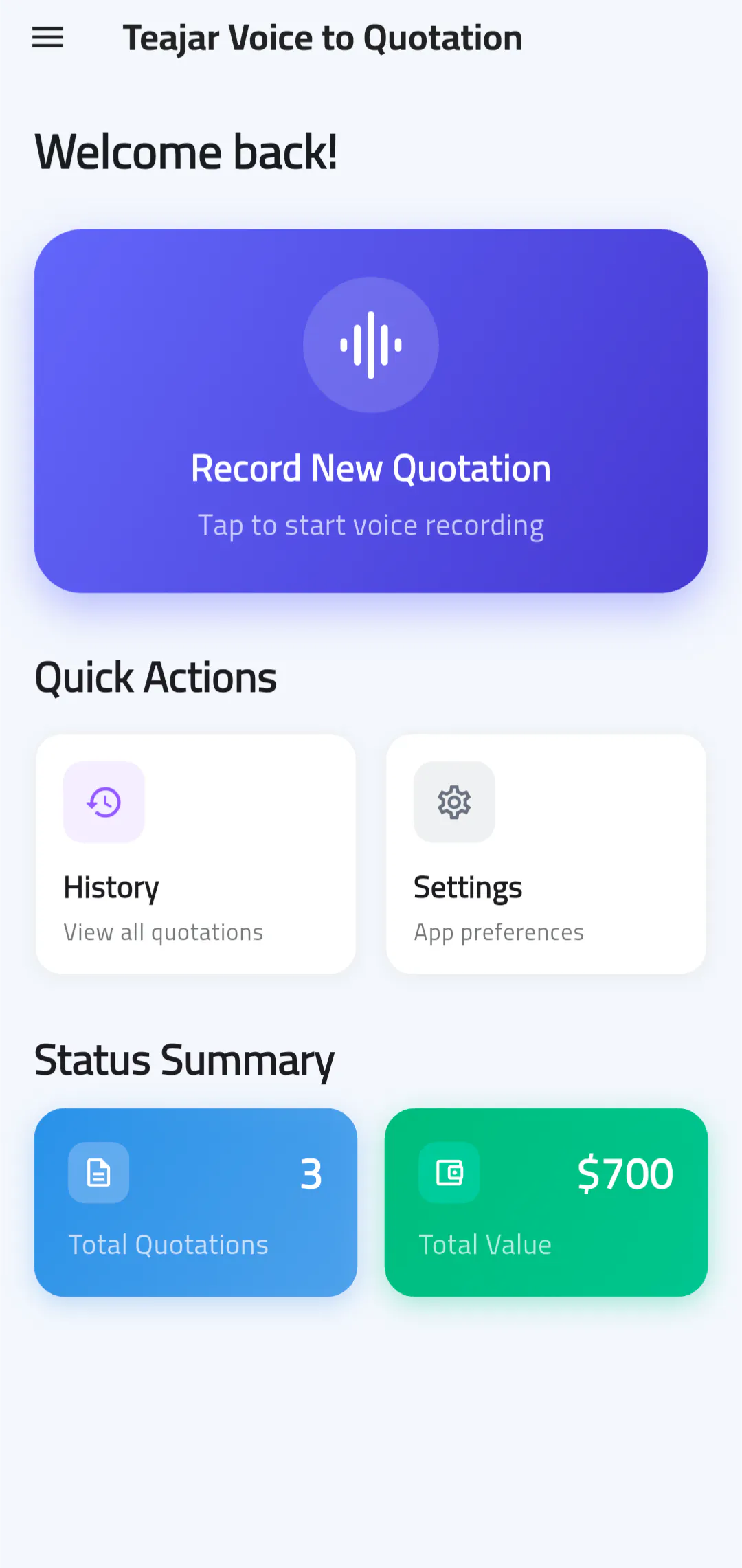 Voice to Quotation gallery image