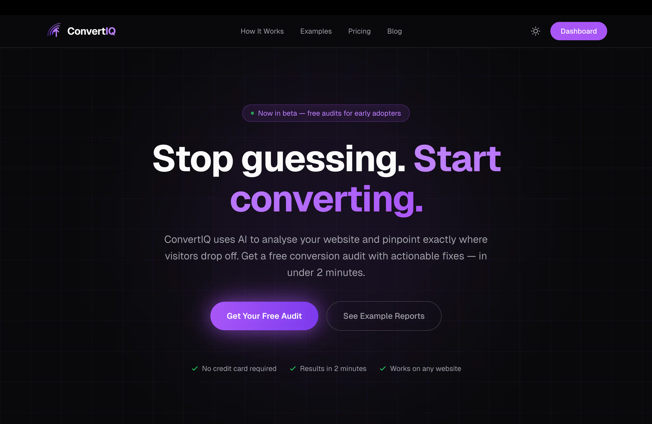 Banner del producto ConvertIQ