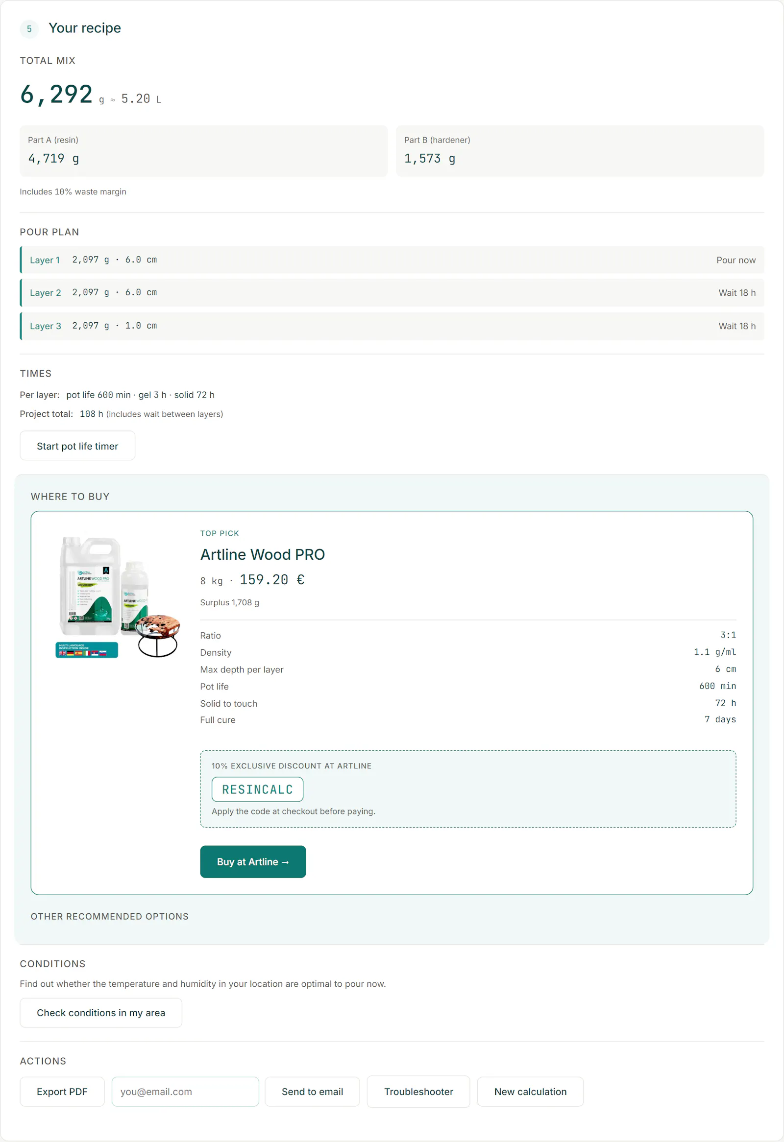 ResinCalc.app screenshot 6