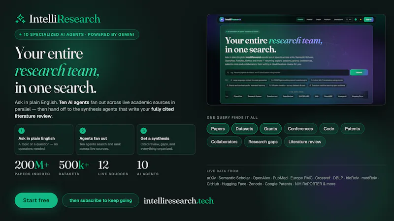 IntelliResearch screenshot 3