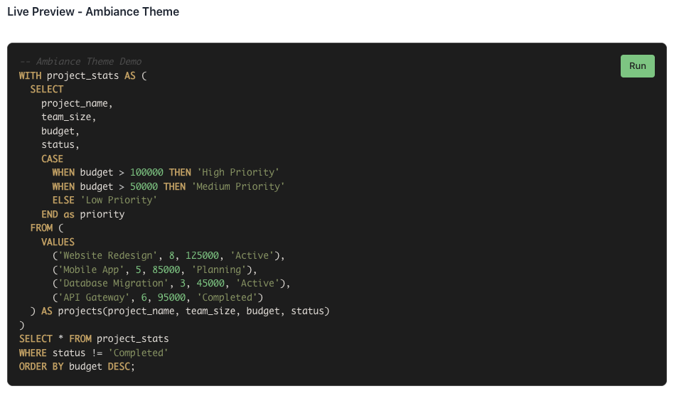 SQL Workbench Embedded gallery image