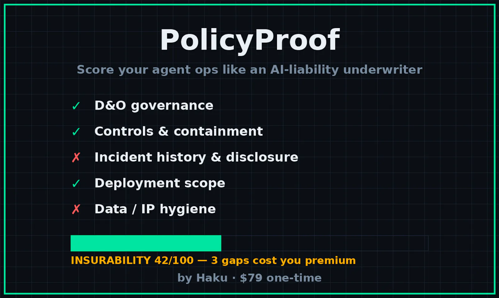 PolicyProof — AI insurance readiness screenshot 1