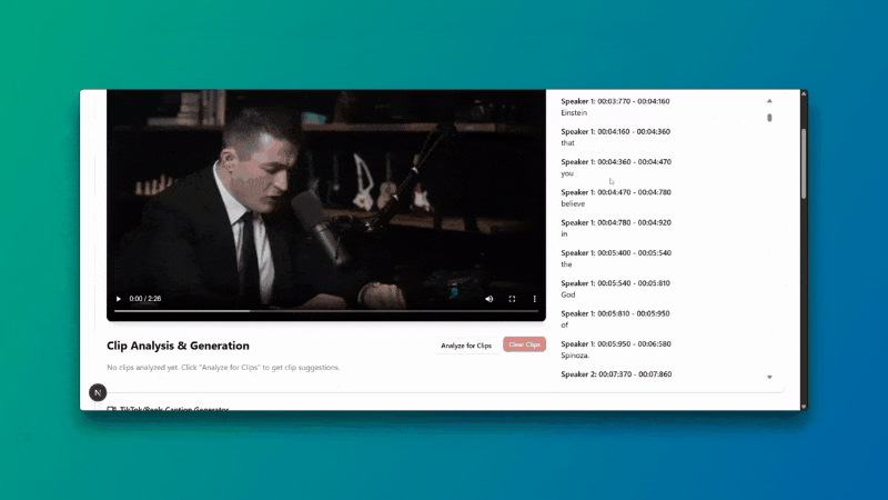 Clips - Open Source AI Clipping Tool - The fastest way to turn hour-long videos into viral shorts media 2