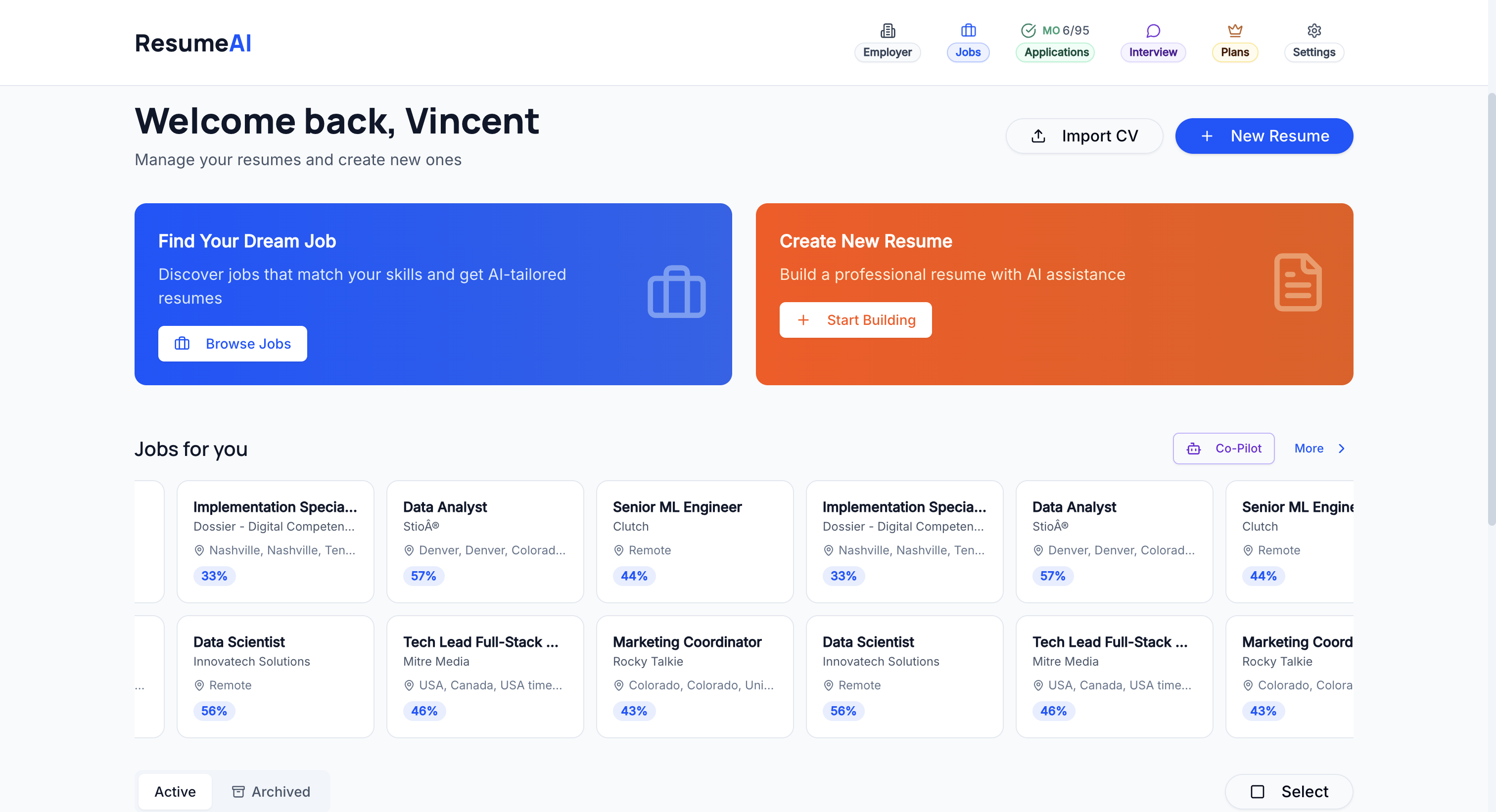 ResumeAI – AI Job Application Copilot gallery image