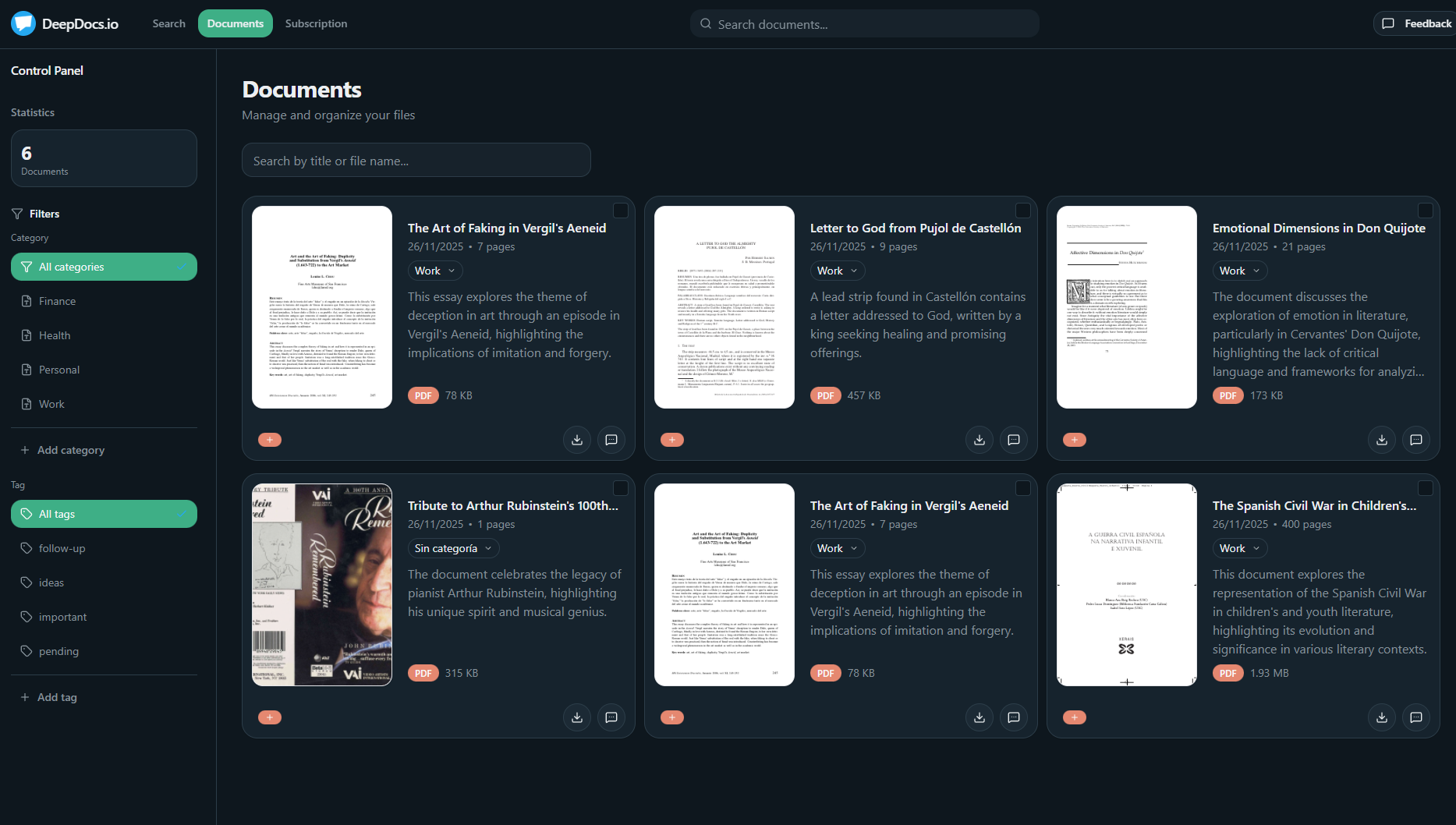 DeepDocs.io gallery image