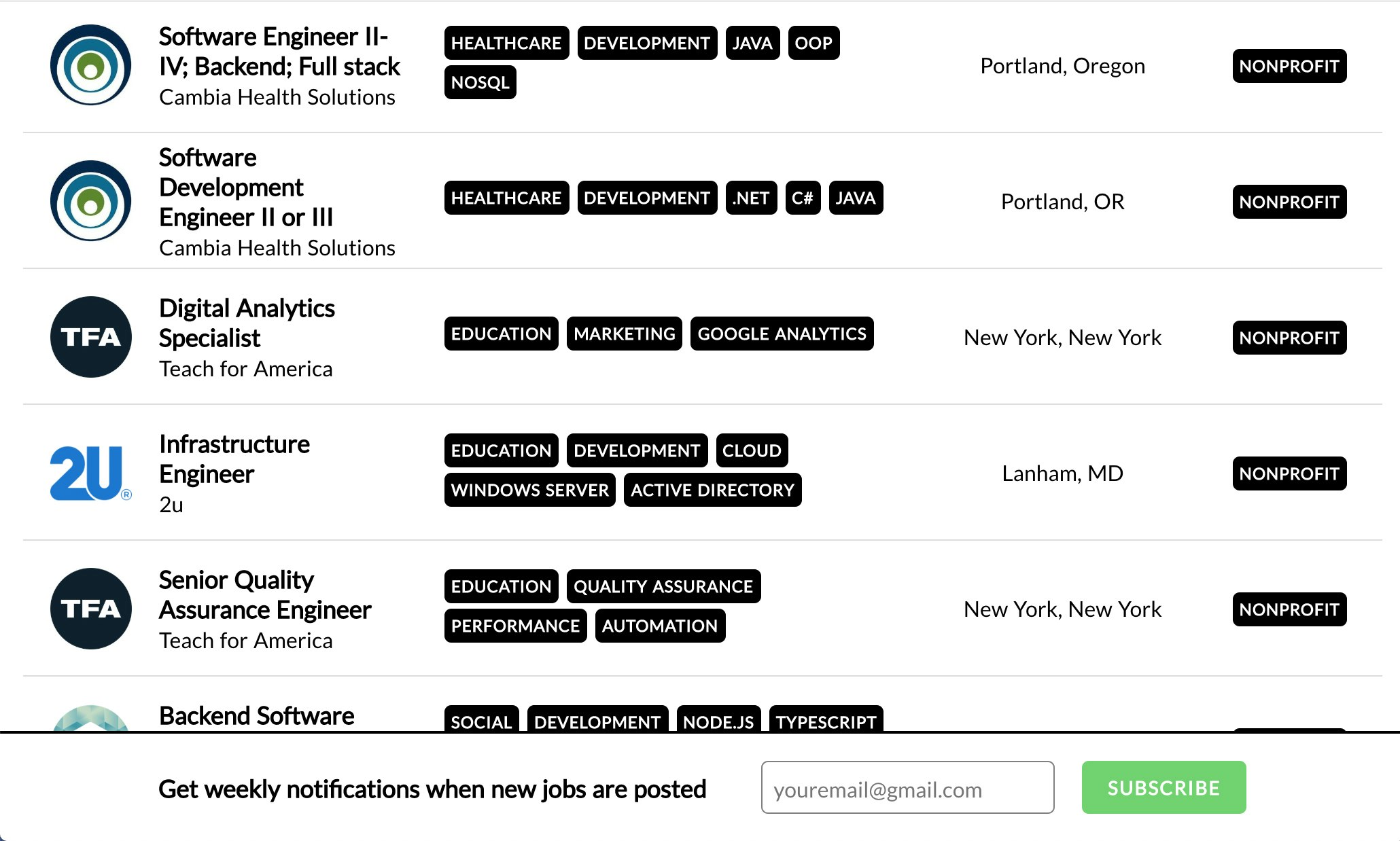 Meaningful Tech Jobs gallery image