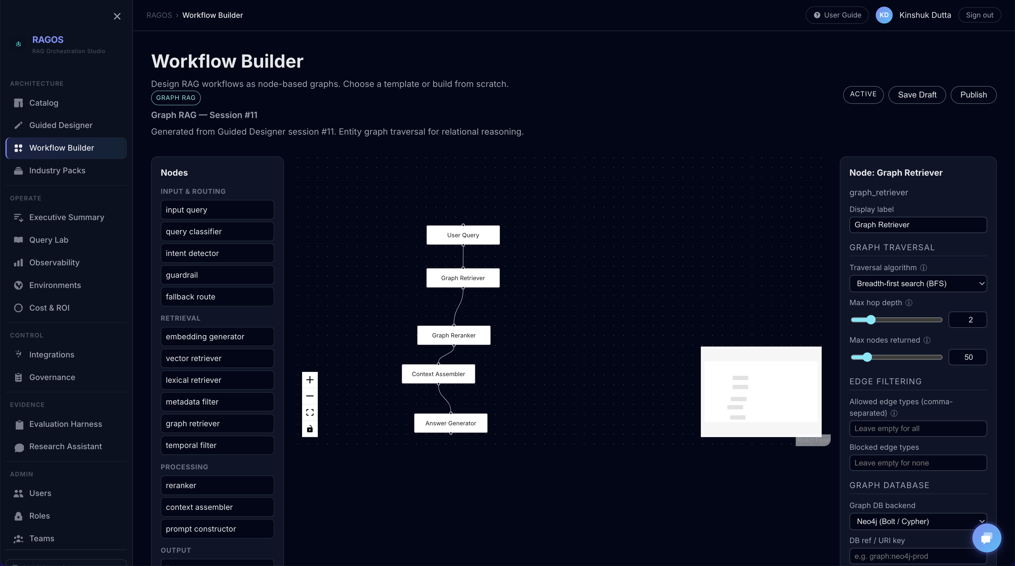 RAG Orchestration Studio gallery image