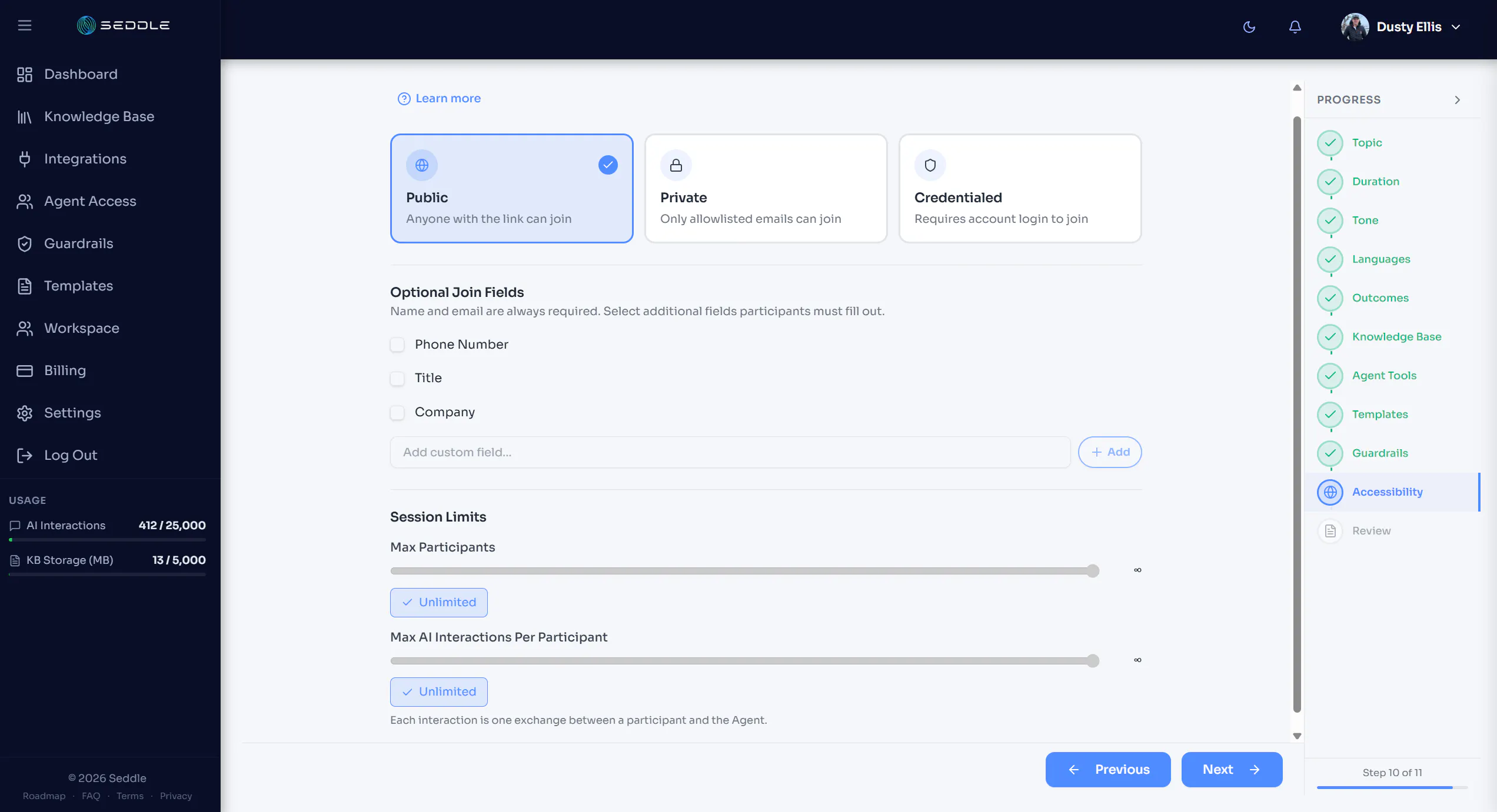 Seddle: Agents for Audience Engagement gallery image