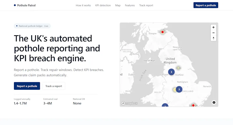Pothole Patrol — UK Pothole Reporting. screenshot 7