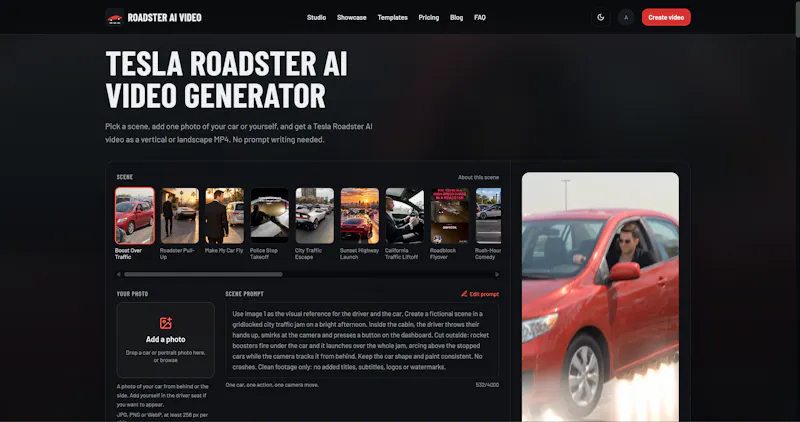 Roadster AI Video screenshot 1