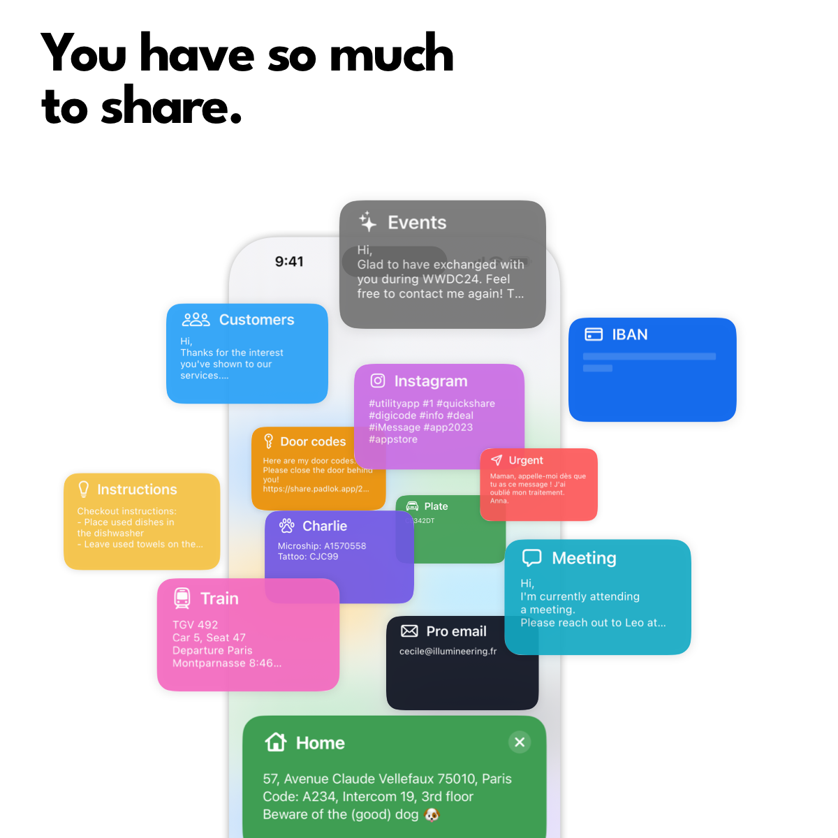 startuptile SharePal-Add organize share any info at lightning speed