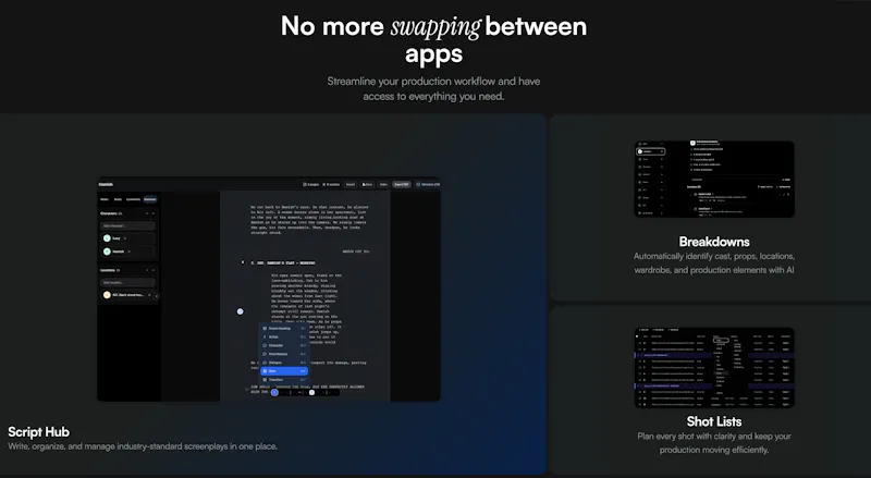 Shotly - Pre-Production Software screenshot 3