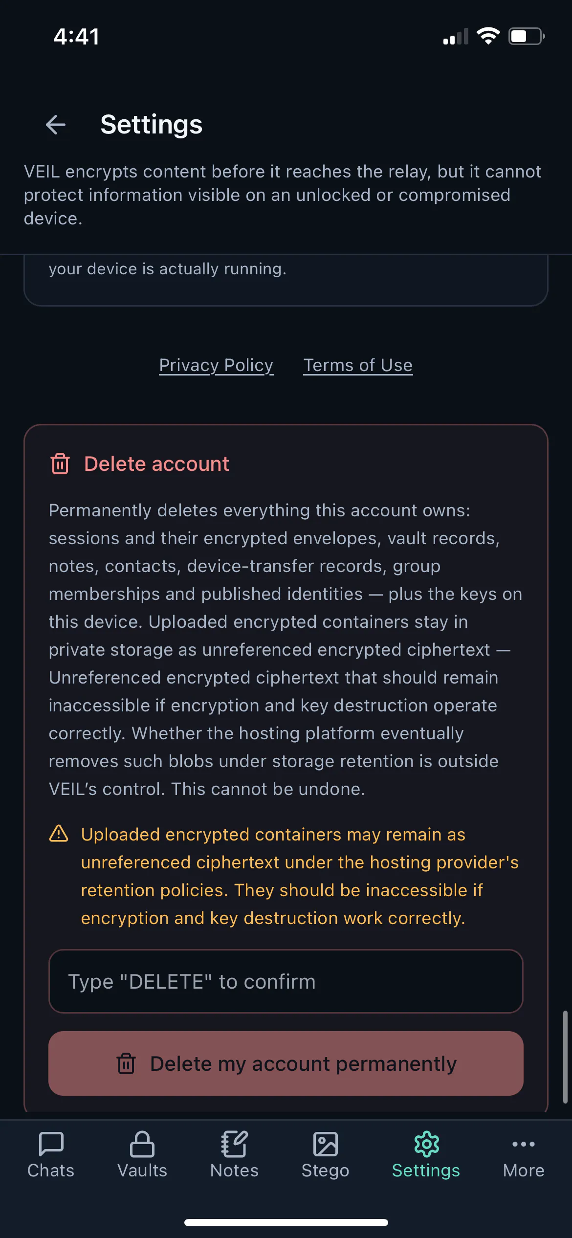 VEIL - More than Encrypted Messaging gallery image