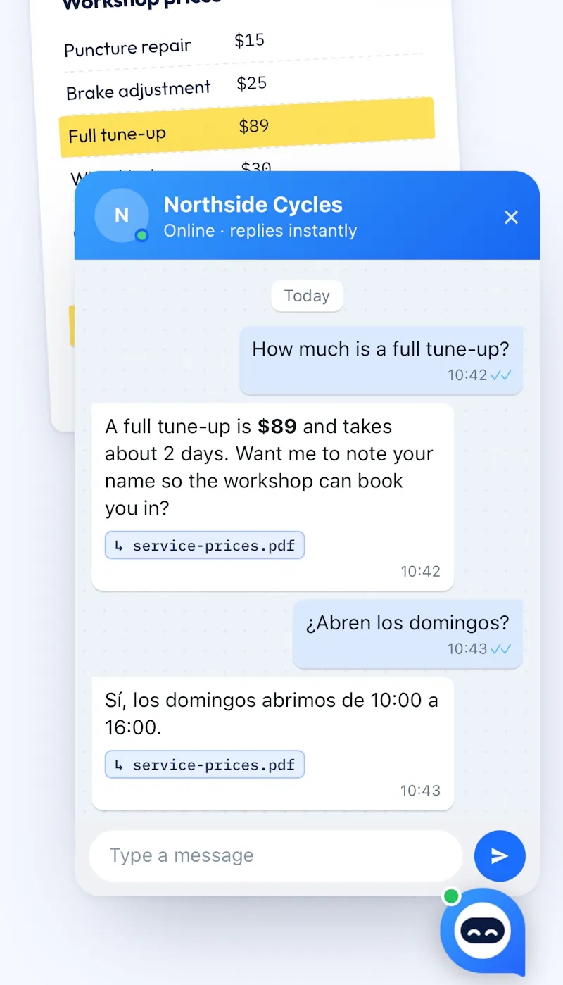 askAgent screenshot 2