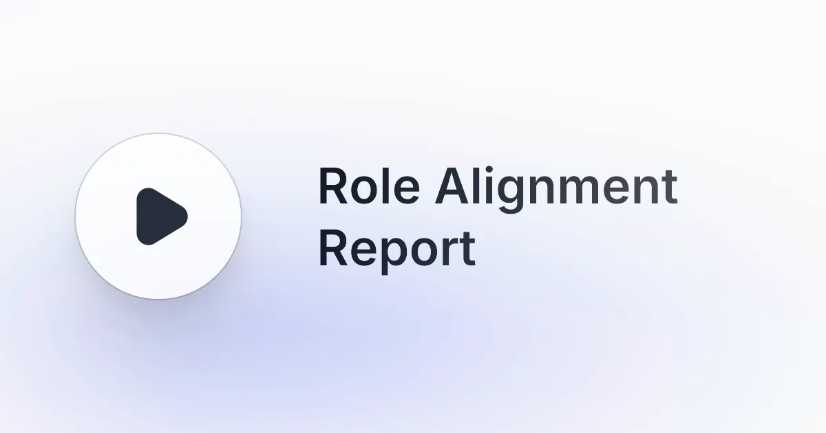 Role Alignment Report gallery image