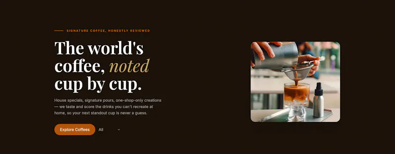 World Coffee Note screenshot 1