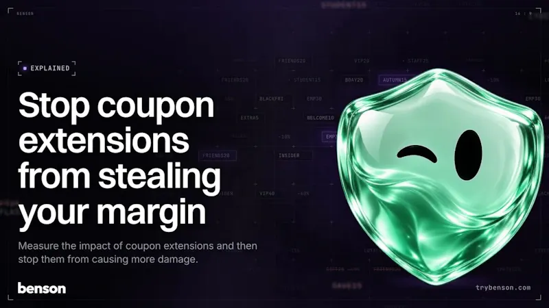 Benson - Block Discount Extensions screenshot 1 (video preview)
