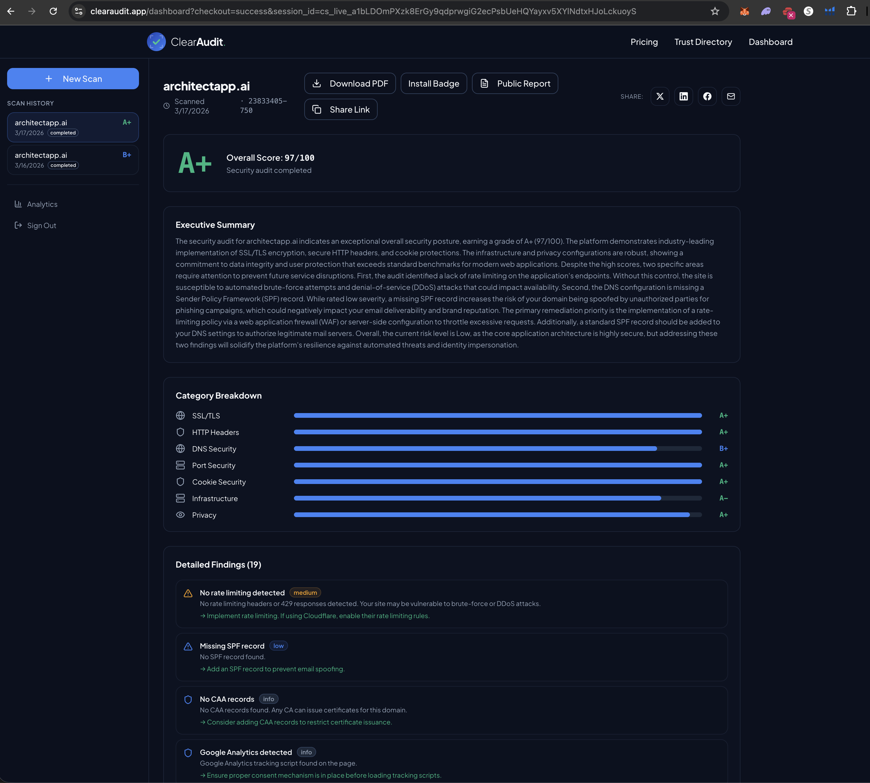 ClearAudit gallery image