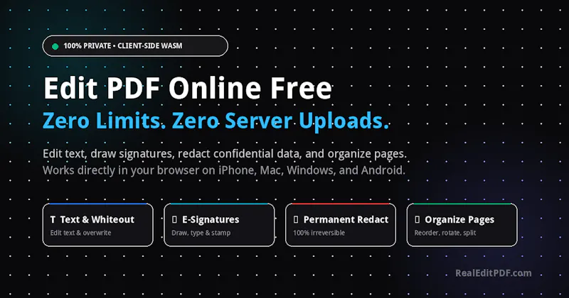 RealEditPDF screenshot 1