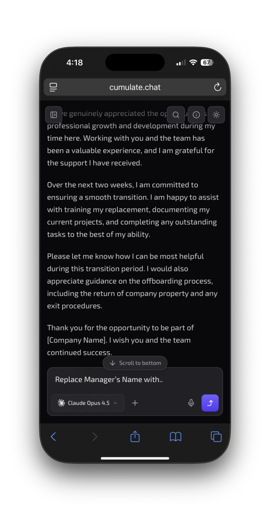 Cumulate - Screenshot 4 showing product features and functionality