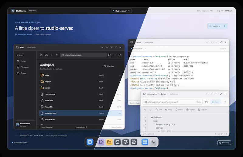 ShellCanvas screenshot 1